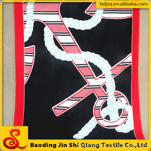 Cheap Wholesale 100% Cotton Custom Print Beach Towel Fabric